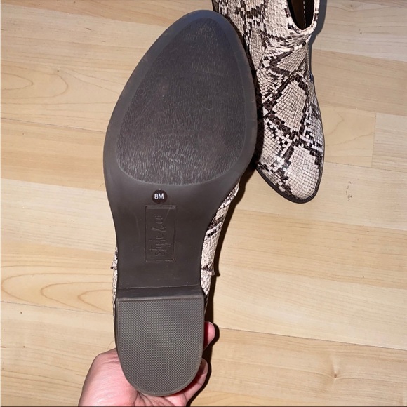 Style & Co Mykenna Women Western Snake Boots 8M 2in Heel Animal Print Cowgirl - Picture 5 of 11